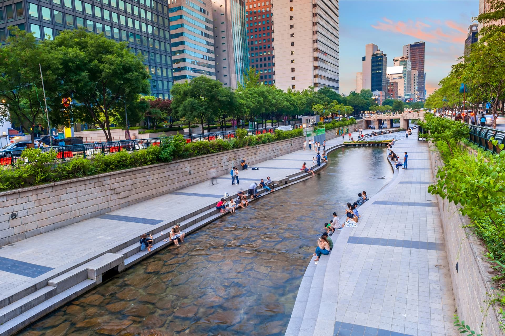 Corriente de agua Cheonggyecheon